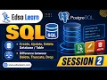 Create Update Delete Difference between Delete Truncate Drop Session 2 Edso