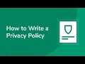 How to Write a Privacy Policy