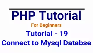 Connect to MySQL with PHP in XAMPP Creating Database Tables PHP tutorial in Hindi part - 19