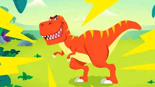 Download Dinosaur Songs Compilation for kids | Tyrannosaurus Song | Nursery Rhymes ★ TidiKids MP3