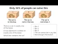 How Logical Are You A Simple Problem Only 36 Can Solve