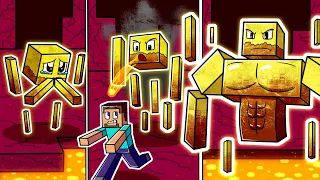 I Survived 1000 DAYS as a SCARY BLAZE in HARDCORE Minecraft!- Amazing Mobs Compilation