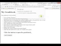 Gradebook App Running