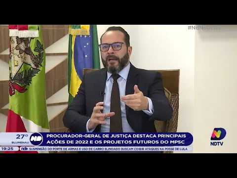 Procurador-geral de Justiça destaca principais ações de 2022 e os projetos futuros do MPSC