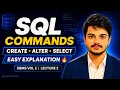 SQL Commands Complete Basics CREATE TABLE to SELECT Query DBMS in Hinglish