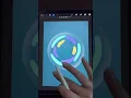 How to draw a bubble in procreate