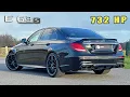732HP AMG E63 S is FASTER than a Ferrari F12 REVIEW on Autobahn