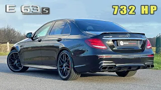 732HP AMG E63 S is FASTER than a Ferrari F12 REVIEW on Autobahn