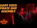 Back For 2025 Home Depot Giant Sized Animated Pirate Ship Assembly Demonstration