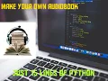 How to make your own book using python python