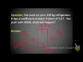 Physics - Friction Sample Problems