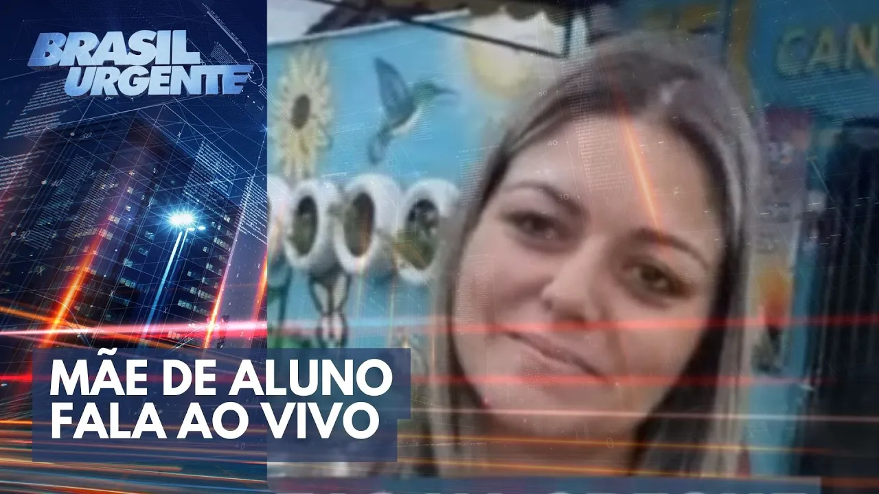 Mãe de aluno de creche atacada no SC fala ao Brasil Urgente
