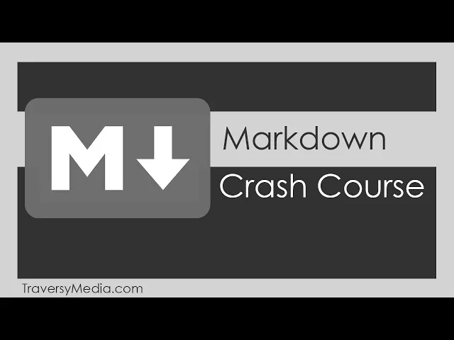 Markdown Crash Course (19 min)