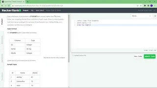Hackerrank SQL solutions Higher Than 75 marks - Level Easy Tamil