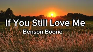 benson boone if you still love me