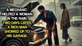A Mechanic Helped a Woman in the Rain. Two Days Later, a Rich Man Showed Up To His Garage..