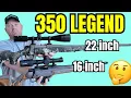 350 Legend Barrel Length Not Even Close