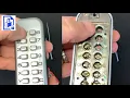 399 How to change the code on a mechanical push button digital combination door lock