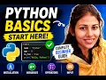 Python for Beginners p-1 Installation Variables Operators Input Full Guide