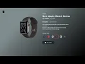 Responsive E-commerce product page using pure html and css Apple Watch