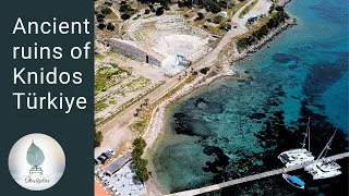 Sailing to the Ancient Ruins of Knidos Turkey | Battling Strong Winds With Steering Challenges