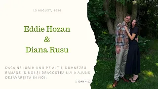 Aug 15 2026 Saturday Afternoon Wedding Eddie Hozan Diana Rusu