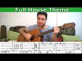 Download Lagu Fingerstyle Tutorial: Full House Theme - Guitar Lesson w/ TAB