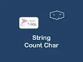 string count char in t-sql