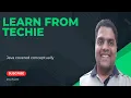 Best Youtube channel for learning java Java Tutorials Techie Youtuber