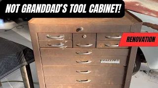 DIY Vintage Waterloo Tool Cabinet Restoration