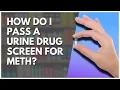 How Do I Pass A Urine Drug Screen For Meth