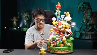 UNBOXING STATUE MARIO & FRIENDS!!!!!!