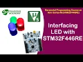 Interfacing LED with STM32F446RE using CMSIS file