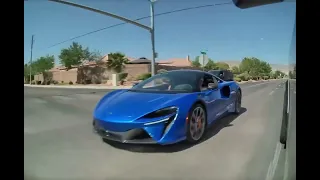 Cyberbeast smokes McLaren off the line Cybertruck vs McLaren