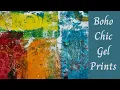 Boho Chic Gel Prints