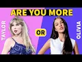 Are You More Like Olivia Rodrigo or Taylor Swift AESTHETIC QUIZ