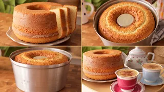 كيك عملاق بارتفاع 13 سم ب 3 بيضات بس كيك سريع بمكونات في كل بيت 