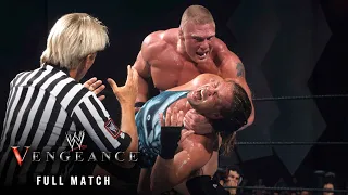 full match rob van dam vs brock lesnar intercontinental title match wwe vengeance 2002