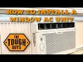 How to Install a Window AC Unit - Toshiba RAC-WK0612