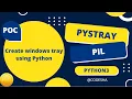 pystray to create windows tray