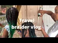 Medium knot less StyleSeat review Watch me work Vlog