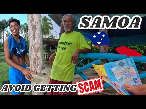 Download MP3 AVOID TOURIST SCAM In SAMOA 🇼🇸 First Beach Visit, Matareva Beach Fale