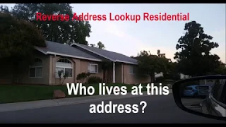 Who lives at this address Reverse Address Lookup by Private Investigator