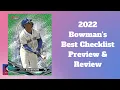 Everything to Know Before Buying 2022 Bowman s Best Baseball Reviewing the Checklist