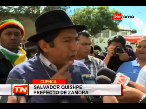 Marcha indígena pasa por Azuay y avanza a la provincia del Cañar