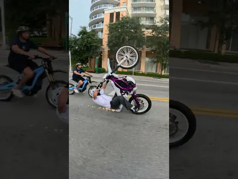 His Brakes GAVE OUT Mid Wheelie 😳 #shorts