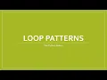 Lesson 6A2 Loop Patterns 1 Bart