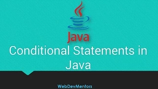 24 Conditional Statements in Java