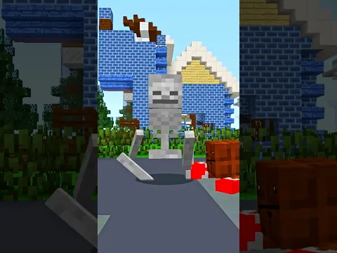 ❌ НИКОГДА НЕ ЛОМАЙ СКЕЛЕТА В МАЙНКРАФТ! #minecraft