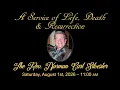 Funeral Service for The Rev Norman C Silvester - 2025